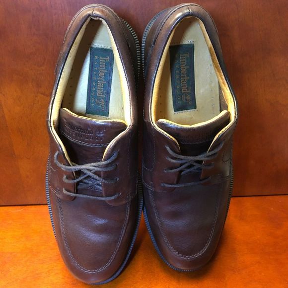 Timberland Men 8.5 M Round Apron Toe Oxfords - Picture 5 of 8